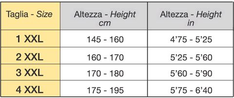 Solidea Personality Extra Large Support Tights Size Chart Solidea Personality Extra Large Support Tights Size Chart