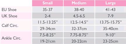 Size Chart Solidea Mis Relax Micro Rete 70 Sheer Support Knee Highs Size Chart Solidea Mis Relax Micro Rete 70 Sheer Support Knee Highs